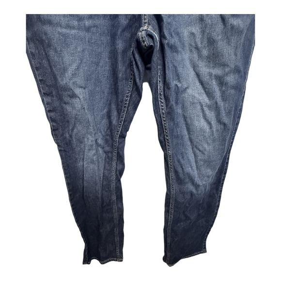 Old Navy Dark Blue Slim Built In Flex Men's Straight Leg Jeans Denim Size 34X30 - Picture 3 of 5